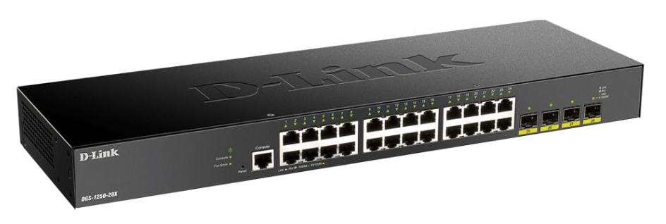 업링크 10G SFP+ 지원 24포트 스위치 / DGS-1250-28X